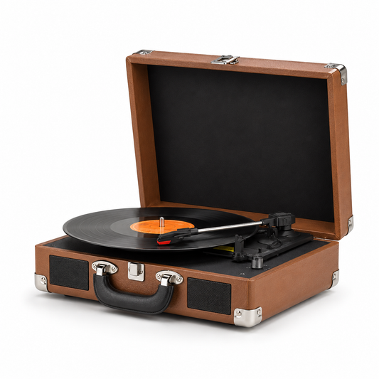 Platine Vinyle Cognac