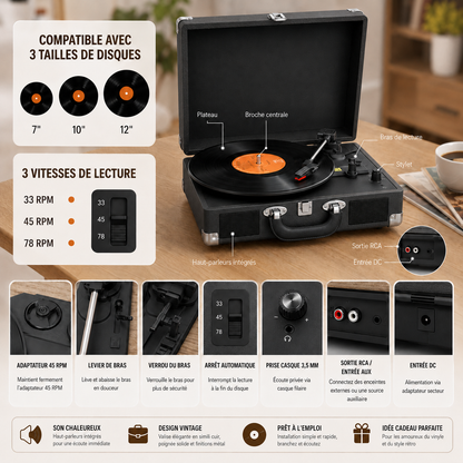 Platine Vinyle Obsidian