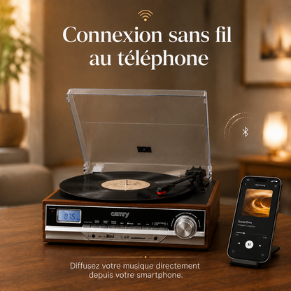 Platine Vinyle Multifonction Christophe