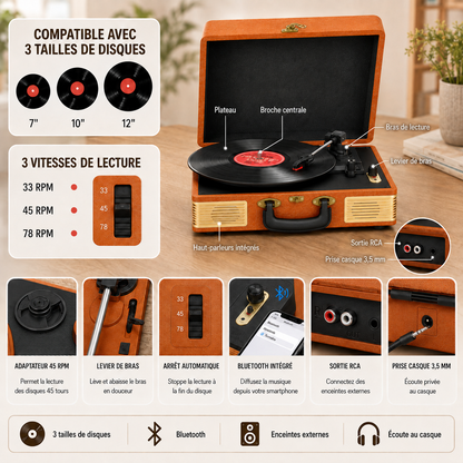Platine Vinyle Sienna